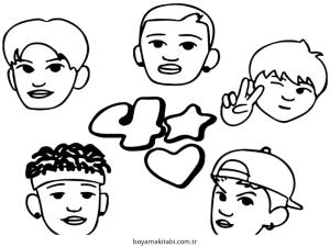 Turning Red boyama sayfası – sanatsal çalışma, çocuklar için