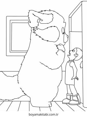 Turning Red boyama sayfası – PDF indir, sevimli karakter