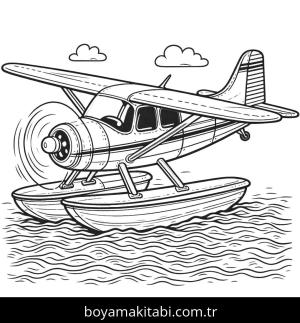 Uçak boyama sayfası,  coloring page, , 