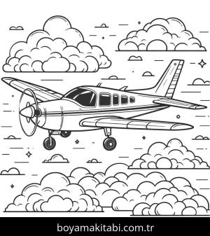 Uçak boyama sayfası,  coloring page, , 