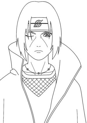 Uchiha Itachi boyama sayfası,  coloring page, Itachi Yakışıklı, 