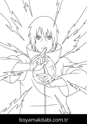 Uchiha Sasuke boyama sayfası 48524,  coloring page, 