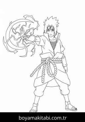 Uchiha Sasuke boyama sayfası 48525,  coloring page, 
