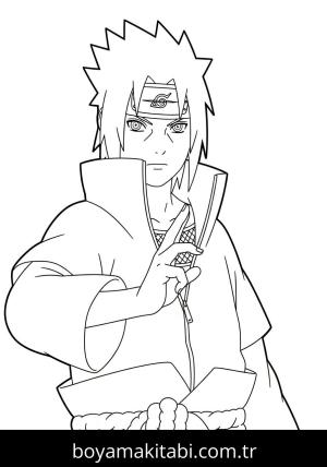 Uchiha Sasuke boyama sayfası 48513,  coloring page, 