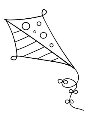Uçurtma boyama sayfası,  coloring page, , Kite Images