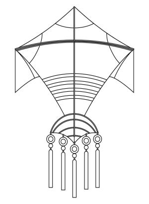 Uçurtma boyama sayfası,  coloring page, , Kite Free