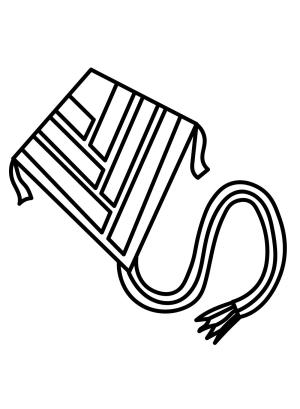 Uçurtma boyama sayfası,  coloring page, , Kite Easy