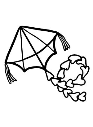 Uçurtma boyama sayfası,  coloring page, , Printable Kite Images