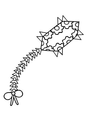 Uçurtma boyama sayfası,  coloring page, , Free Kite Images