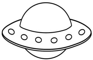 UFO boyama sayfası,  coloring page, UFO, 