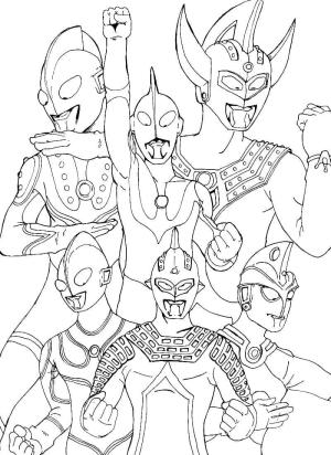 Ultraman boyama sayfası,  coloring page, Ultraman 6, 