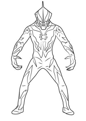 Ultraman boyama sayfası,  coloring page, Ultraman Belial, 