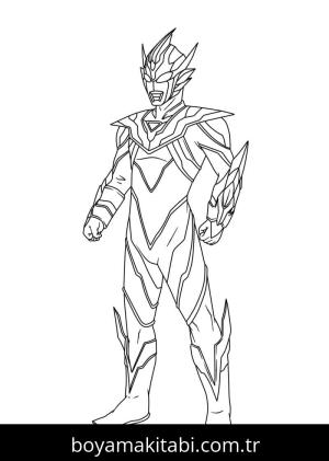 Ultraman boyama sayfası – boyama etkinliği, çocuk aktivitesi