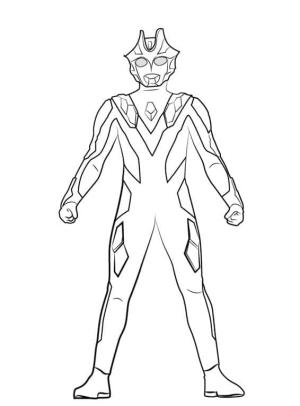 Ultraman boyama sayfası,  coloring page, Ultraman Ksenon, 