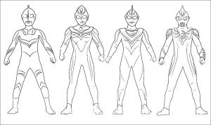 Ultraman boyama sayfası,  coloring page, Ultraman 9, 