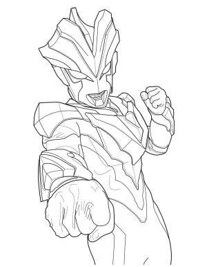 Ultraman boyama sayfası,  coloring page, Çocuklar için ücretsiz Ultraman, 