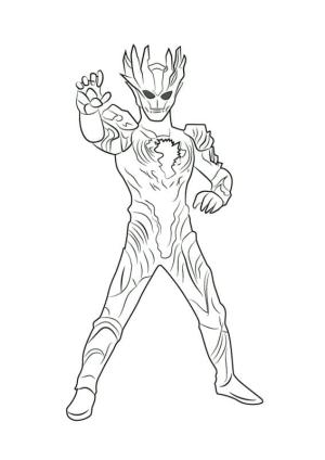 Ultraman boyama sayfası,  coloring page, Ultraman Saga, 