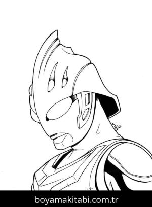 Ultraman boyama sayfası – evde etkinlik, ücretsiz yazdır