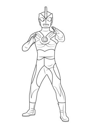 Ultraman boyama sayfası,  coloring page, Ultraman Ası, 