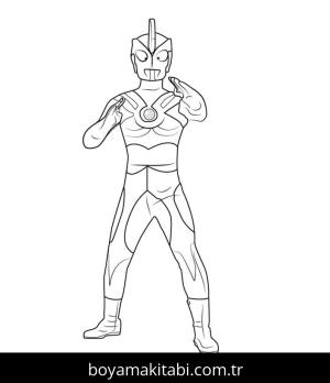 Ultraman boyama sayfası – evde etkinlik, ücretsiz yazdır