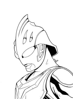 Ultraman boyama sayfası,  coloring page, Ultraman Çocuklar İçin Yazdırılabilir, 