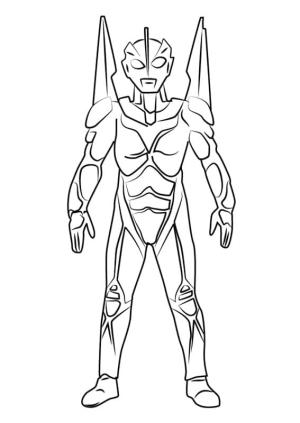 Ultraman boyama sayfası,  coloring page, Ultraman Noa, 