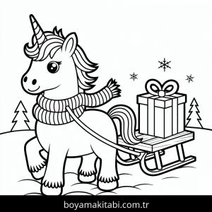 Unicorn boyama sayfası – ücretsiz yazdır, boyama etkinliği