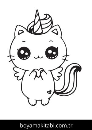Unicorn boyama sayfası – yaratıcılığı geliştirir, keyifli zaman