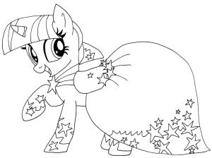 Unicorn boyama sayfası, Unicorn coloring page, Tatlı Unicorn, 