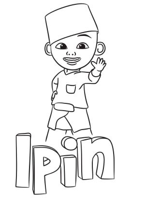 Upin Ve Ipin boyama sayfası,  coloring page, Ipin, 