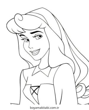 Uyuyan Güzel boyama sayfası – boyama etkinliği, çocuk aktivitesi