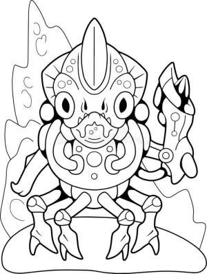 Uzaylılar boyama sayfası,  coloring page, Ürkütücü Uzaylılar, 