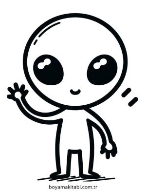 Uzaylılar boyama sayfası – ücretsiz yazdır, boyama etkinliği