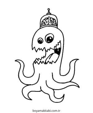 Uzaylılar boyama sayfası – keyifli zaman, renkli çizimler