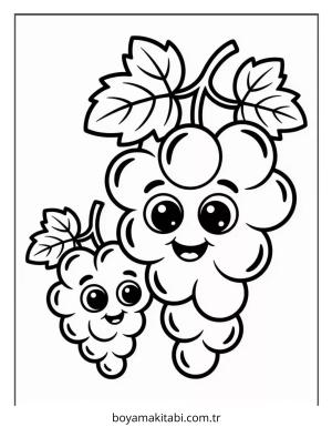 Üzümler Boyama