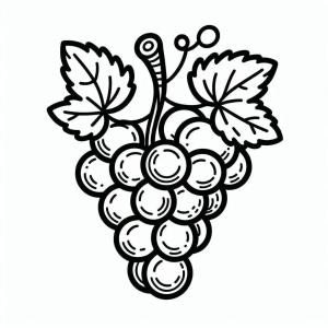 Üzümler boyama sayfası, coloring page, Çizmek Üzümler özgür,