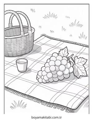 Üzümler Boyama