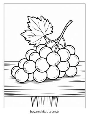 Üzümler Boyama