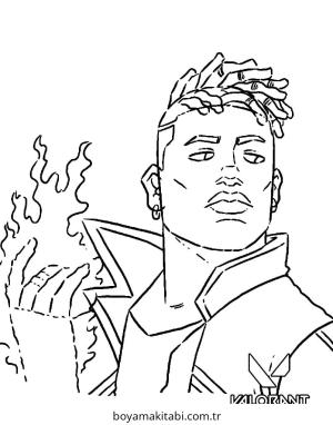 Valorant boyama sayfası – boyama etkinliği, çocuk aktivitesi