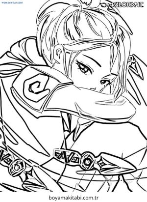 Valorant boyama sayfası – okul öncesi, evde etkinlik