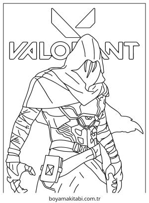 Valorant boyama sayfası – boyama çalışması, yaratıcılığı geliştirir