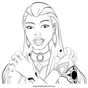 Valorant boyama sayfası – el becerilerini geliştirir, boyama çalışması