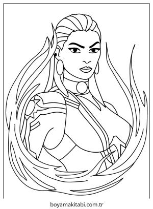 Valorant boyama sayfası – boyama etkinliği, çocuk aktivitesi