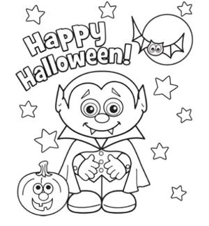 Vampir boyama sayfası,  coloring page, Cadılar Bayramınız Kutlu Olsun Vampir, 