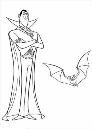 Vampir boyama sayfası,  coloring page, Vampir ve Yarasa, 