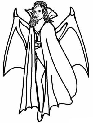 Vampir boyama sayfası,  coloring page, Vampir Kraliçesi, 