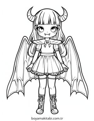 Vampir boyama sayfası – yaratıcılık, eğlenceli etkinlik