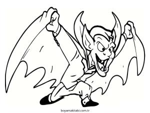 Vampir boyama sayfası – yaratıcılığı geliştirir, keyifli zaman