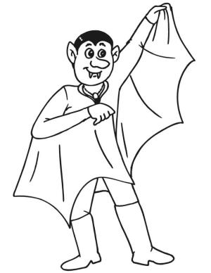 Vampir boyama sayfası,  coloring page, Vampir 5, 