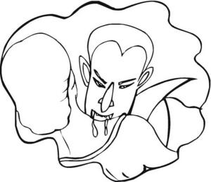 Vampir boyama sayfası,  coloring page, Bir Vampir Isırığı, 